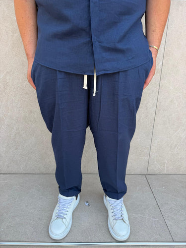 Pantalone Mod In Lino Tiramisu