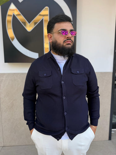 Cardigan Con Taschino Bottega Napoletana
