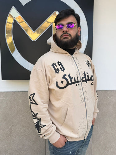 Felpa Cianotic Zip Hoodie Studios