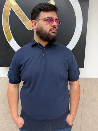 Polo In Filo Black Wolf