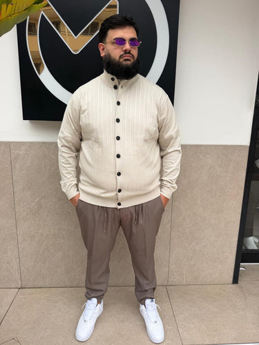Cardigan Lupetto Intrecciato Bottega Napoletana