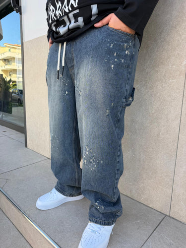 Pantalaccio Jeans Cianotic Mamba 01 Blu Sabbiato