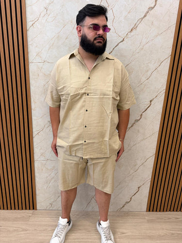 Coordinato In Lino Cianotic