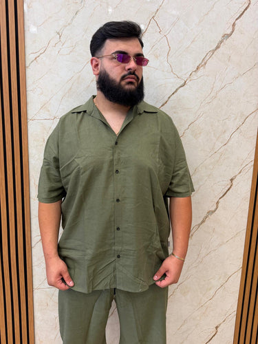 Coordinato In Lino Cianotic