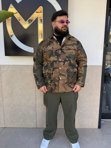 Jacket Mimetico Con Perle Reset 2.0 Premium
