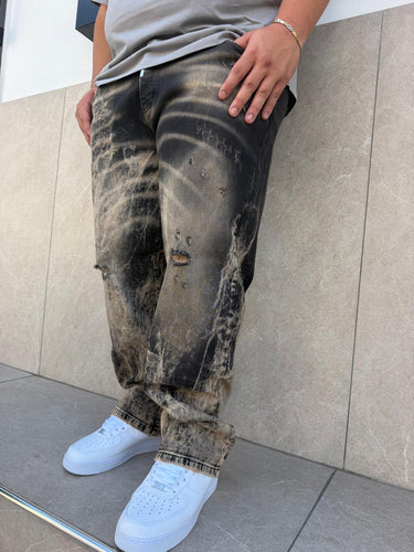 Jeans Cianotic Baggy Stark Sabbiato Black
